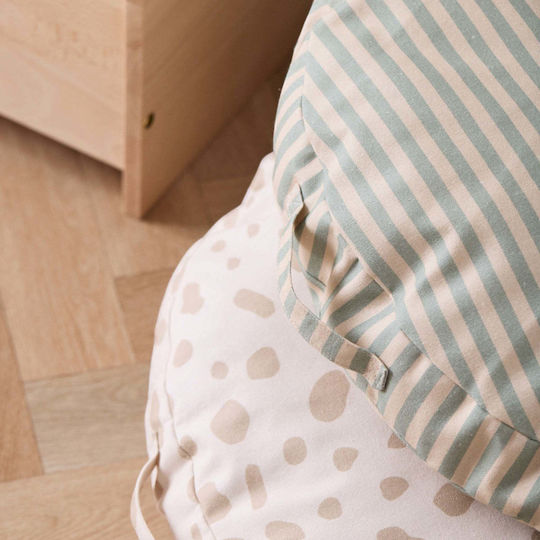 Kids Concept Στρογγυλό Παιδικό Διακοσμητικό Μαξιλάρι Μπεζ