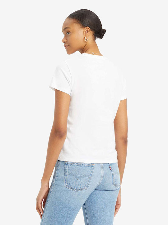 The Perfect Damen T-Shirt Blumen Weiß