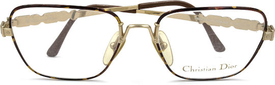 Dior Femei Metalic Rame Ochelari Fluture Maro 2630 41