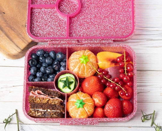 Lekkabox Glamour Tritan Lunchbox 4 Compartments Pink