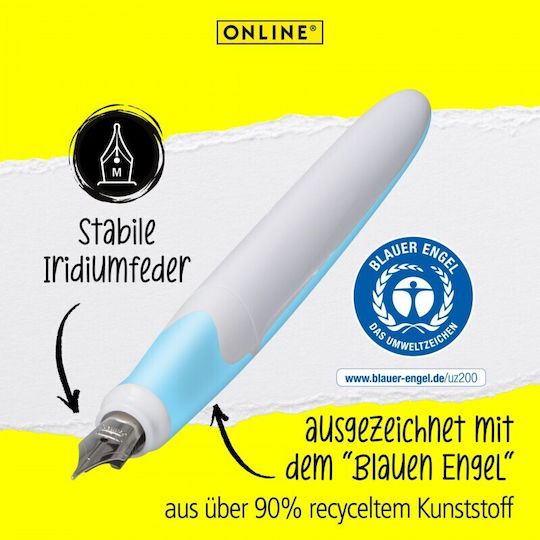 Fountain Pen Air Blue Angel Blue & Grey 20177 Online 4014421201775 Nibs Medium
