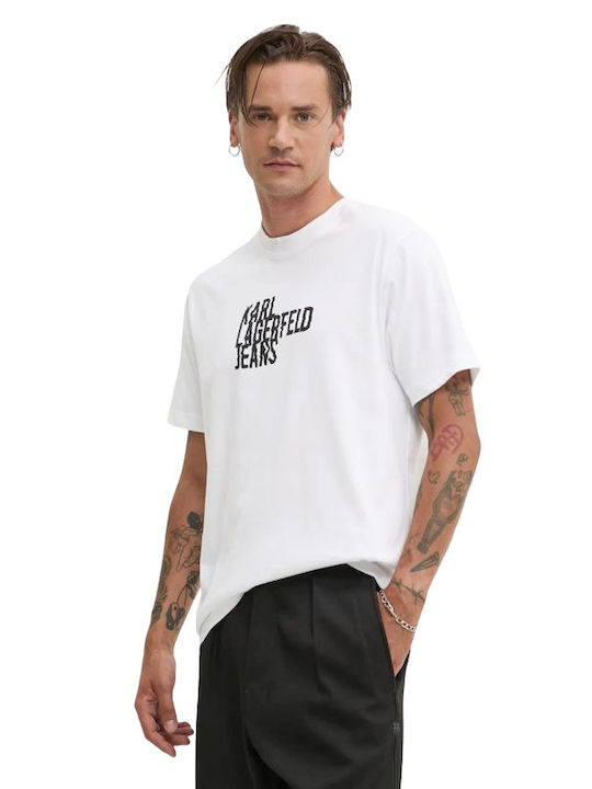 Karl Lagerfeld Men's Short Sleeve T-shirt White