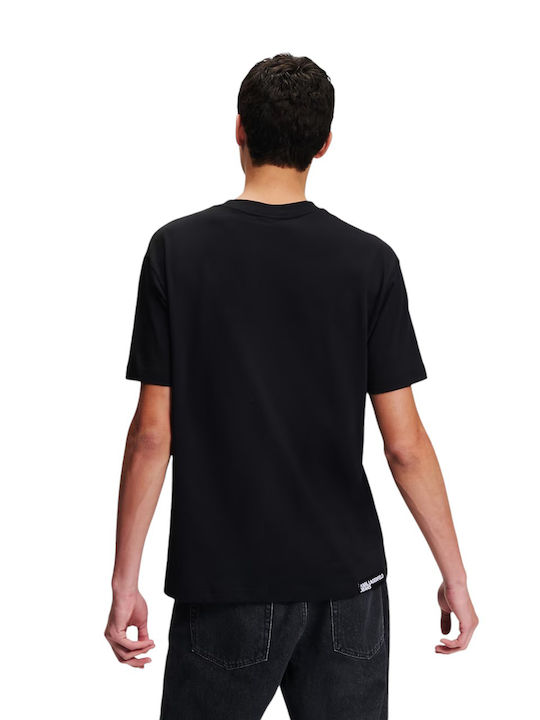 Karl Lagerfeld Men's Short Sleeve T-shirt Black