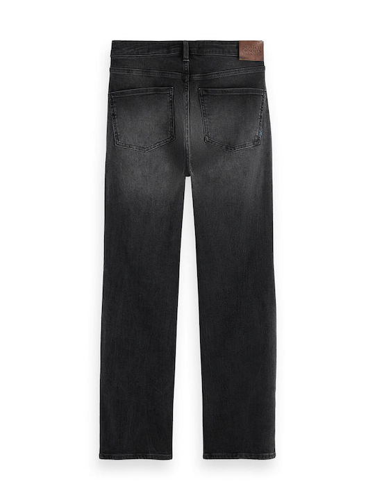 Scotch & Soda Women's Jean Trousers in Straight Line Black Night