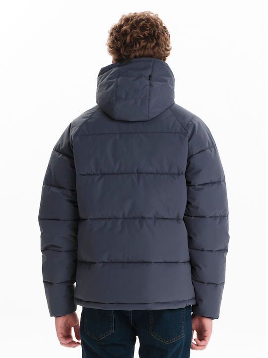 Winter Jacke Puffer Wasserdicht und Winddicht Blau
