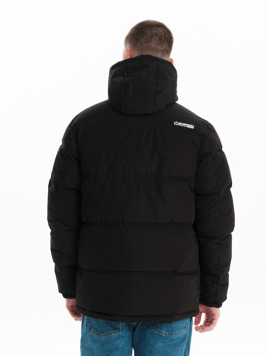 Winter Jacket Puffer Waterproof and Windproof Black