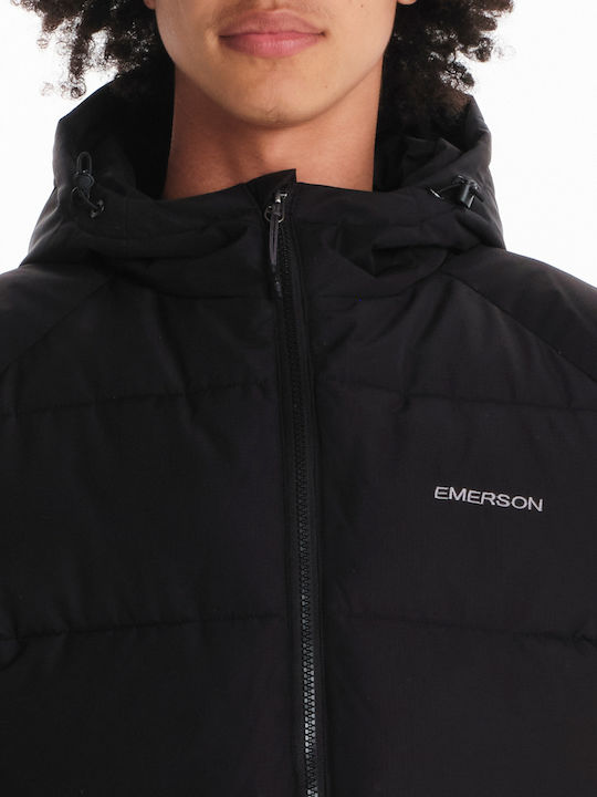 Winter Jacket Puffer Waterproof and Windproof Black