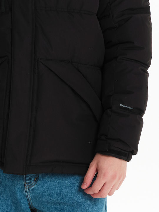 Winter Jacket Puffer Waterproof and Windproof Black