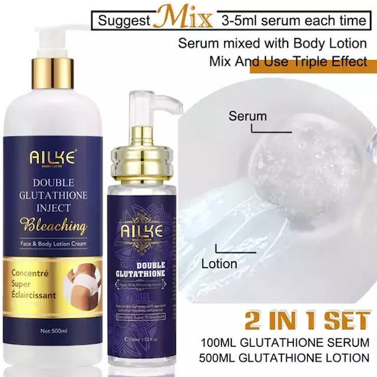 Skin Whitening Triple Whitening Formula Even Skin Tone Glutathione 2 In 1