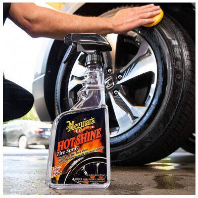 Meguiar's Hot Shine Tyre Dressing Spray Lustruire pentru Elastici Auto 710ml