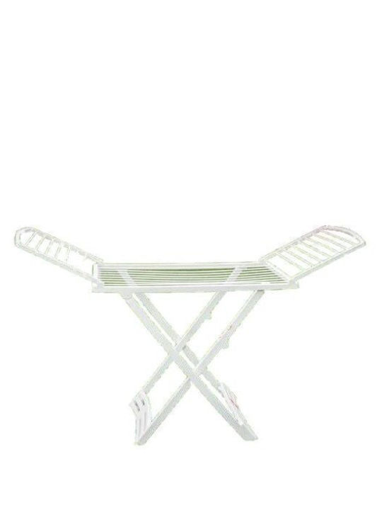Vileda Solar Plastic Folding Floor Clothes Drying Rack 182x55cm