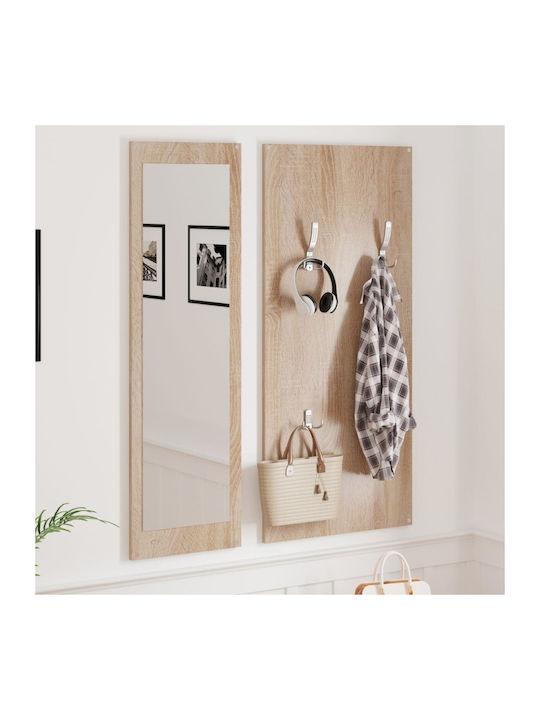 Vern Entry Furniture with Mirror / Hanger & Shoe Rack Sonama 80x27x190cm