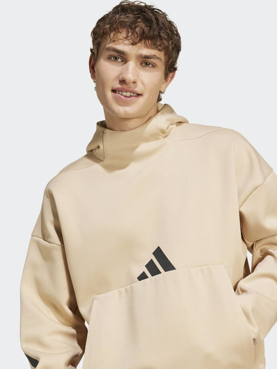 Z.N.E. Sweatshirt with Hood Beige