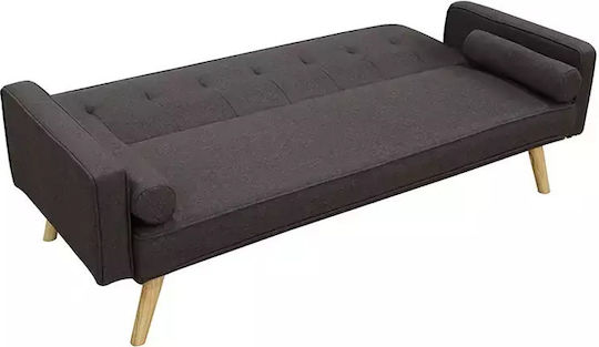 Rony Τριθέσιος Καναπές Κρεβάτι Brown/grey 179x80x75εκ.