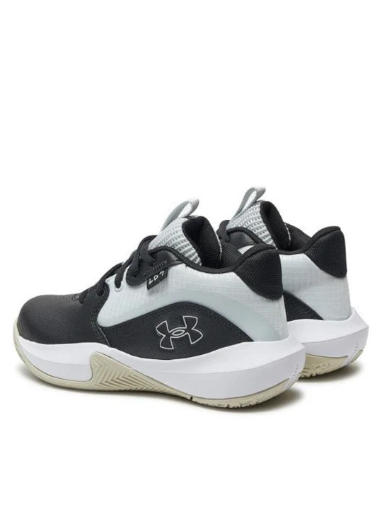 Lockdown 7 Kids Sports Shoes Basketball with Laces White