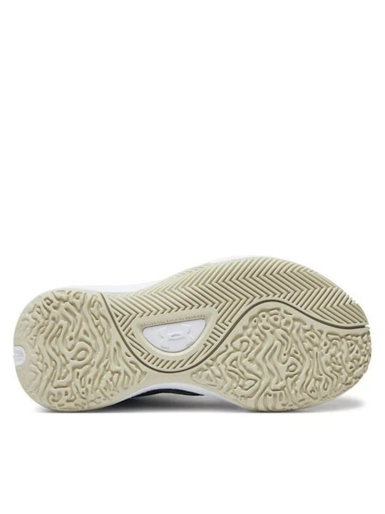 Lockdown 7 Kids Sports Shoes Basketball with Laces White