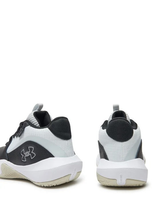 Lockdown 7 Kids Sports Shoes Basketball with Laces White