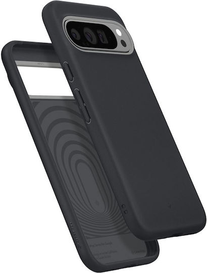 Caseology Nano Pop Umschlag Rückseite Silikon Schwarz (Google Pixel 9 Pro XL)