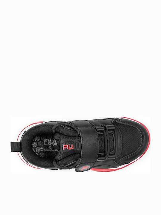 Memory Pick 2 Nanobionic Încălțăminte Sport Copii Impermeabilă Baschet Cu Închidere Hoop & Loop Neagră