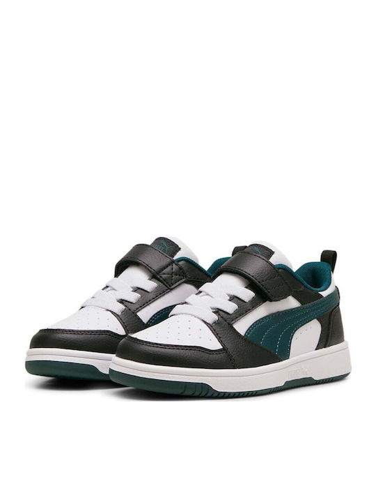 Rebound V6 Lo AC+ Kids Sneakers with Hoop & Loop Closure Multicolour