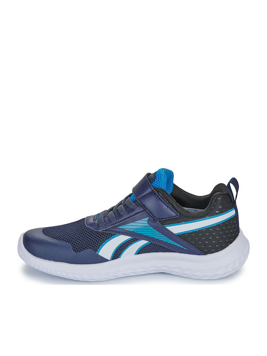 Rush Runner Rush Runner 5 PS Kids Sports Shoes Running with Hoop & Loop Closure Navy / Aqua / White