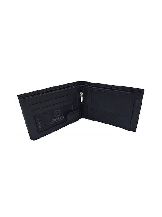 Daston Men's Leather Wallet Black