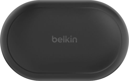 Belkin SoundForm ClearFit Open Ear Bluetooth Handsfree Ακουστικά με Αντοχή στον Ιδρώτα και Θήκη Φόρτισης Μαύρα