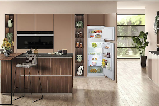 Hotpoint-Ariston Double Door Refrigerator 218lt H144.1xW54xD54.5cm Black BDFS 2422