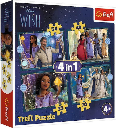 Trefl 4in1 Puzzle Dreams of Wishes Come True