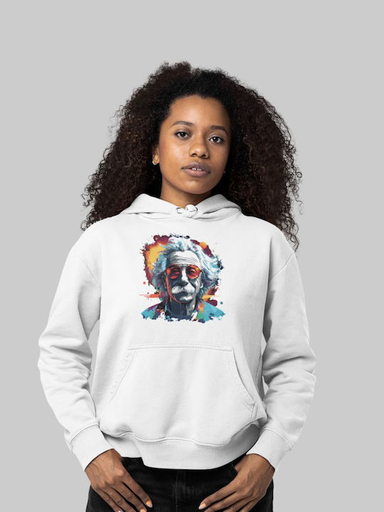 Albert Einstein W Hoodie Black