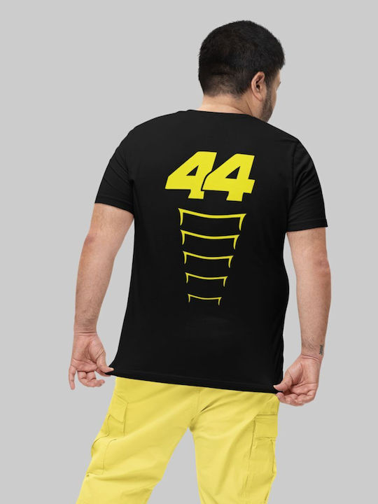 Lewis Hamilton Ferrari Plus Size T-shirt Wings Black