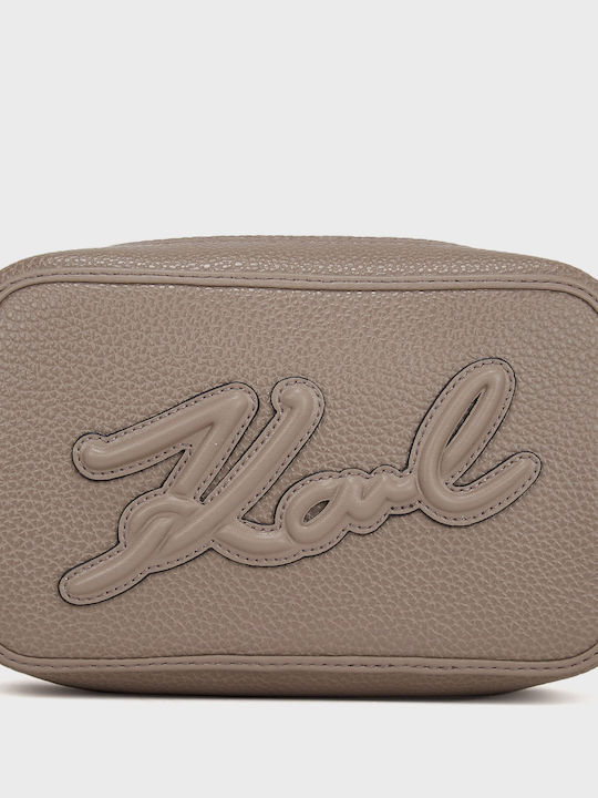 Karl Lagerfeld Skuare Damen Tasche Crossbody Beige