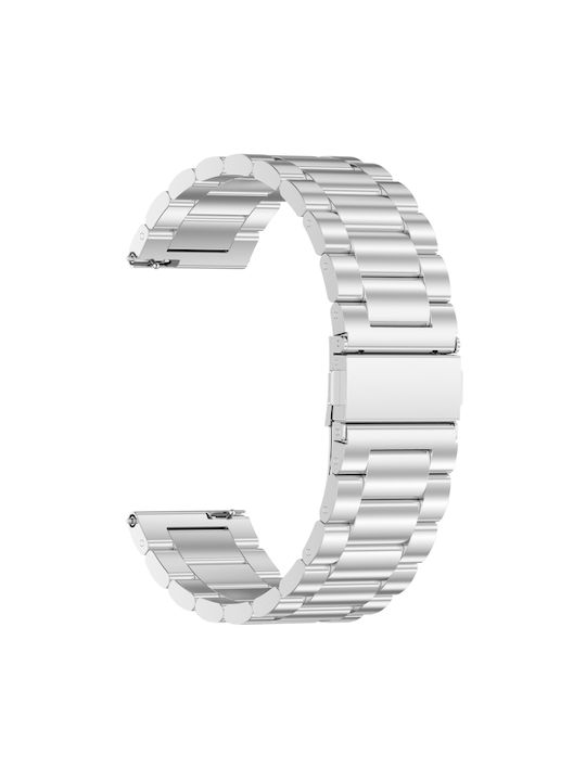 Armband Rostfreier Stahl Silber (Huawei Watch 4 / Watch 4 ProAmazfit Bip 5)