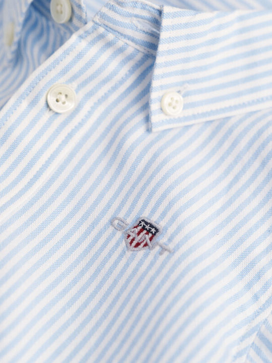 Gant Kids Striped Shirt Light Blue