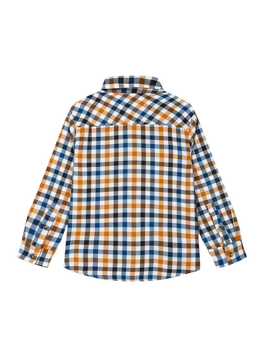 Kids Checked Shirt Long Sleeve Multicolour