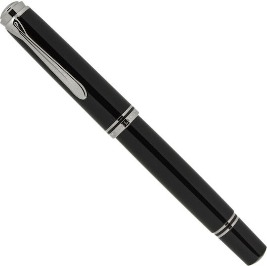 Pelikan Souveran M805 Pană De Scris Broad Neagră Cu Cerneală Neagră