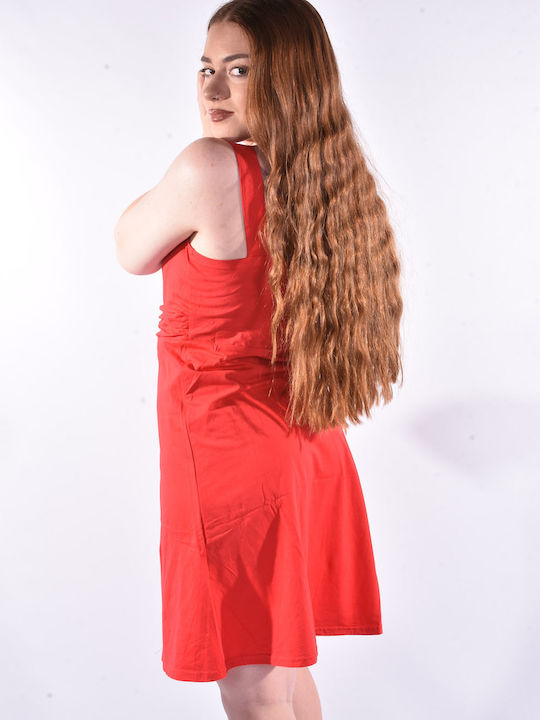 Sommer Mini Damenkleid Rote