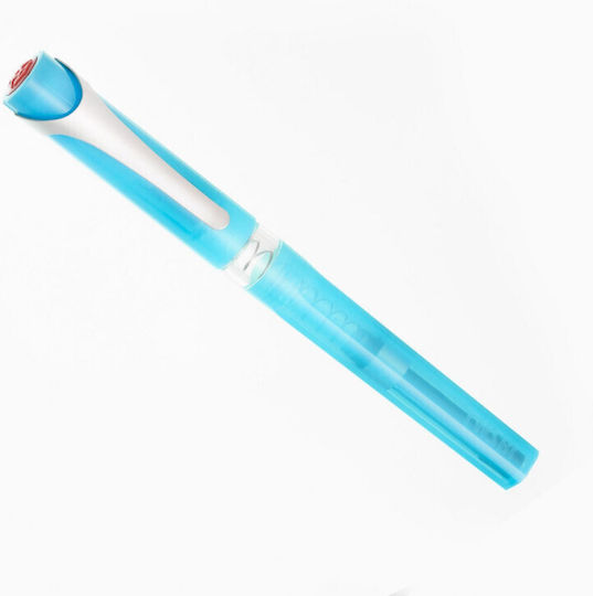 Twsbi Swype Füllfederhalter Kalligraphie Breite Blau aus Kunststoff mit Blauer Tintenfarbe