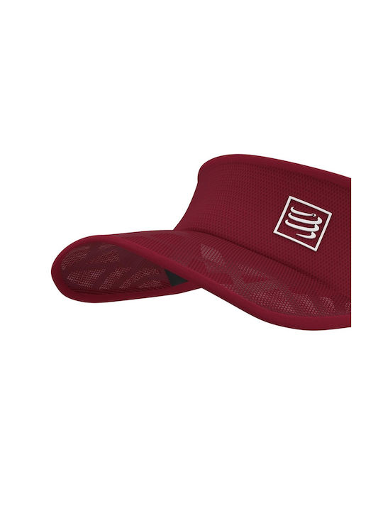 Compressport Ultralight Spider Καπέλο Visor Μπορντό