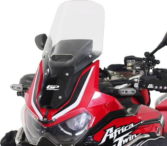 GP Kompozit Motorcycle Windshield & Windscreen Transparent Visor for Honda CRF1100L Africa Twin 090404119