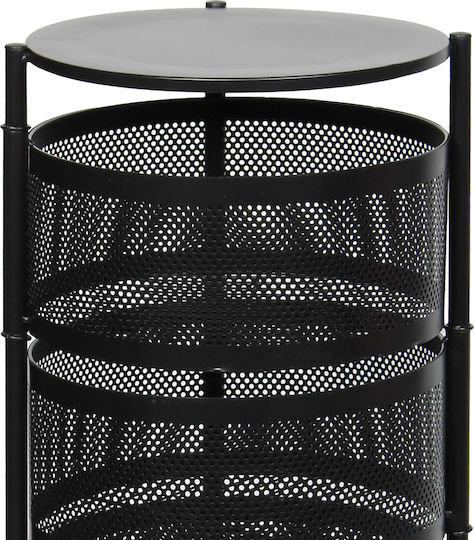 Keskor Metal Trolley 4 Tiers Black 51358 Keskor Metal Trolley 4 Tiers Black 51358