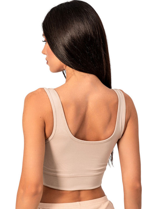Women's Bra with Light Padding Beige
