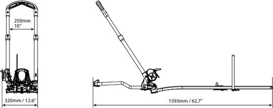 Menabo Basis Fahrradträger für 1 Fahrrad