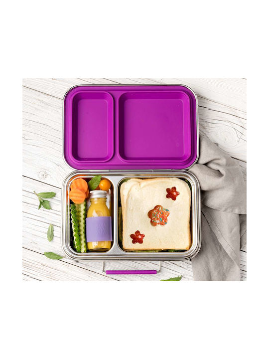 Lekkabox Lunchbox Inox Lila 1Stück