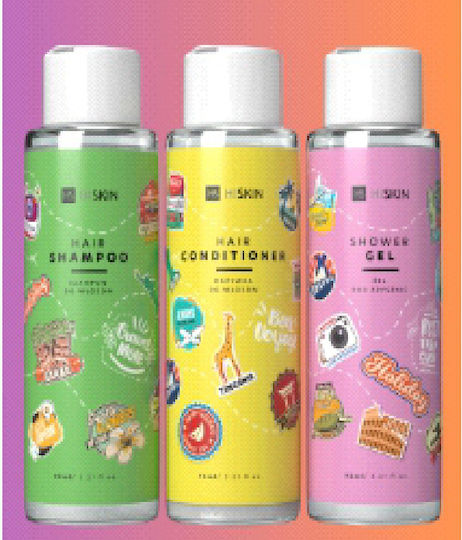 HiSkin Σετ Περιποίησης Μαλλιών με Σαμπουάν και Conditioner 3τμχ