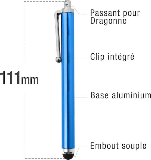Avizar STYL-BLUE-UNIV Touch Stylus in Blue color