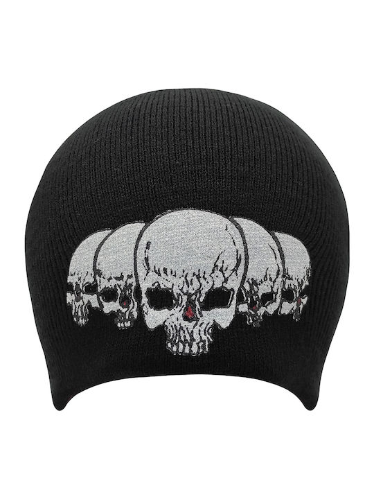 Beanie Ανδρικός Σκούφος Πλεκτός σε Μαύρο χρώμα
