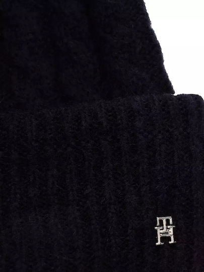 Beanie Γυναικείος Σκούφος Πλεκτός σε Μπλε χρώμα