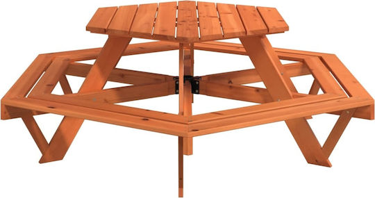 vidaXL Масичка 162x53см. за 3+ години Години Кафяв