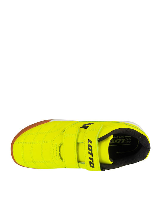 Pacer K Kids Sneakers with Hoop & Loop Closure Yellow